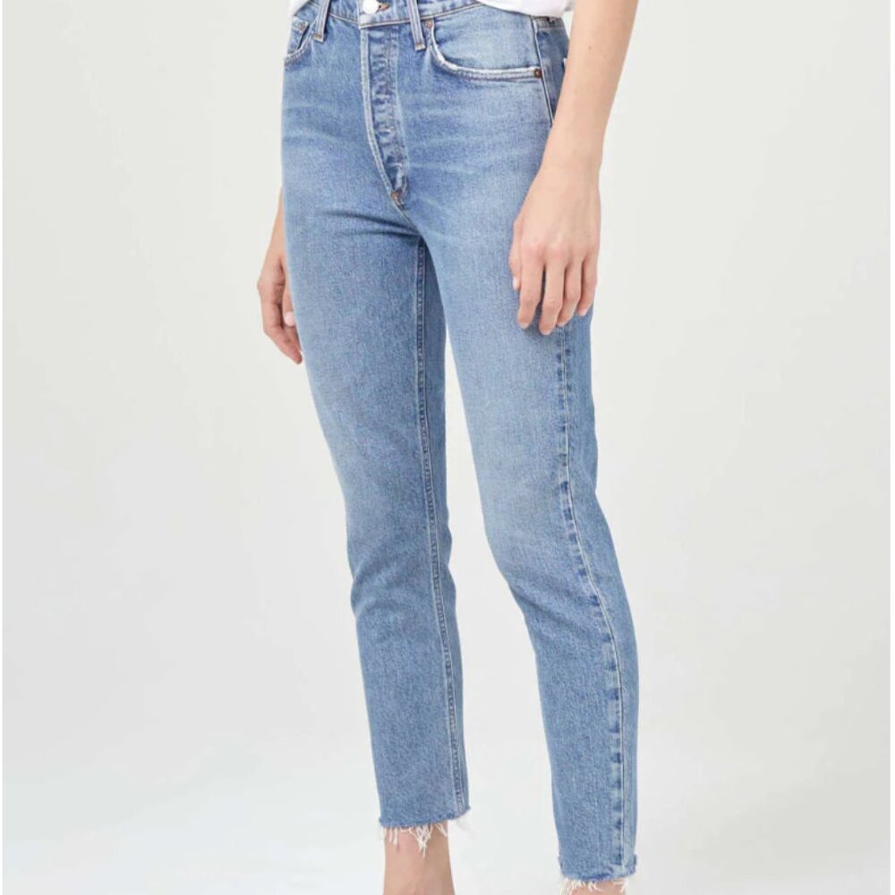 AGOLDE Nico High Rise Slim Straight Murmur - Picture 3 of 14